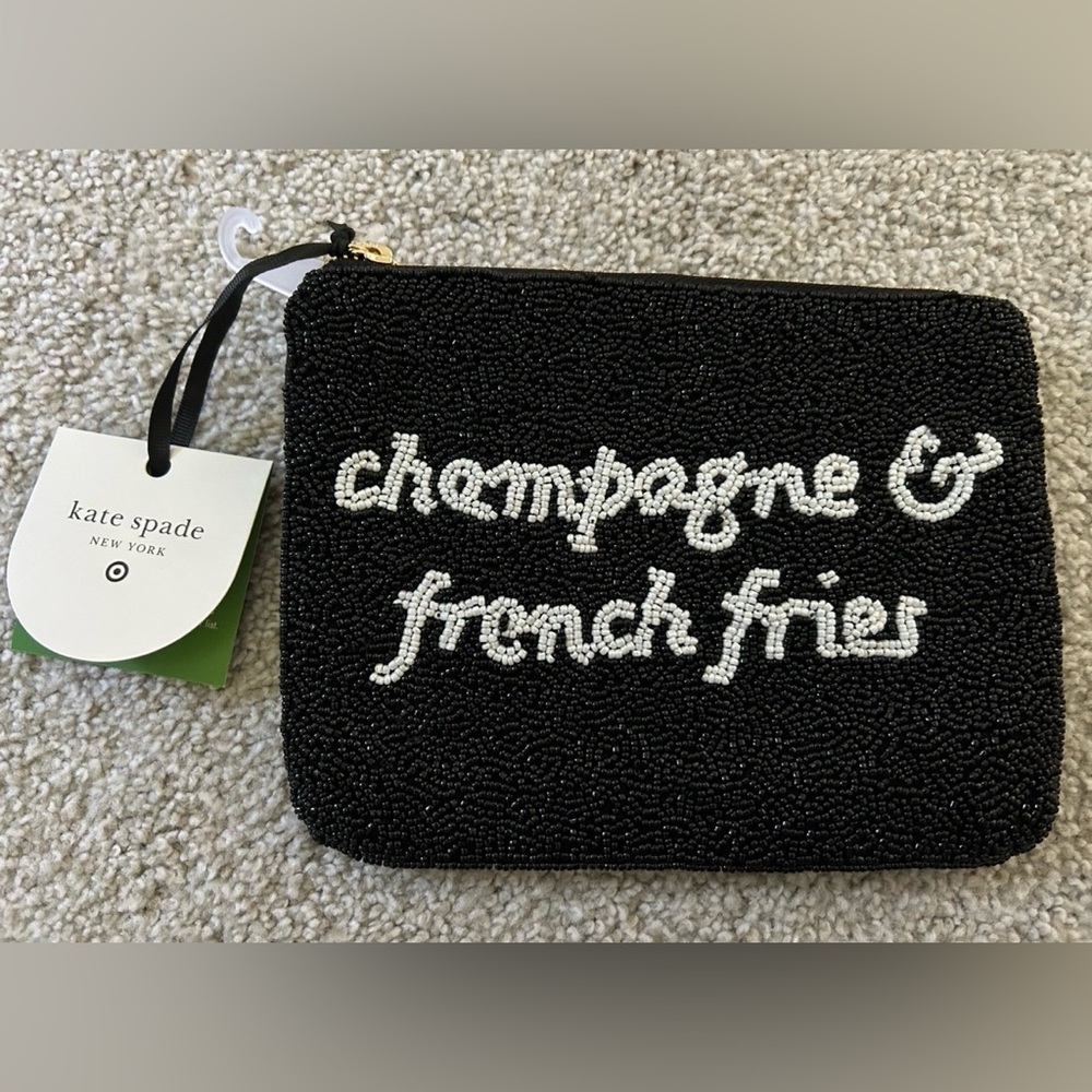 Kate Spade x Target Black Beaded Clutch